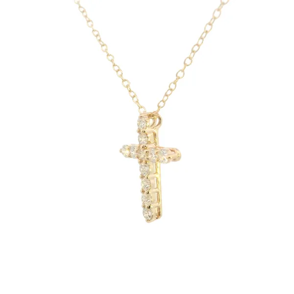 A 14ky diamond cross pendant-1/3ctw Image 2 Bryan Jewelry Prattville, AL