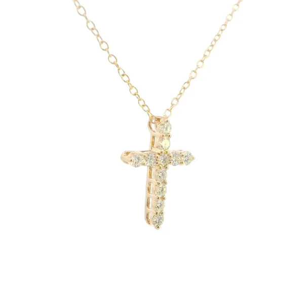 A 14ky diamond cross pendant-1/3ctw Image 3 Bryan Jewelry Prattville, AL