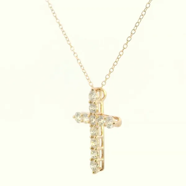 Expressions of Faith 1ctw Diamond Cross-14ky Image 2 Bryan Jewelry Prattville, AL