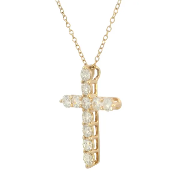 Expressions of Faith 1 1/2ctw Diamond Cross-14ky Image 2 Bryan Jewelry Prattville, AL