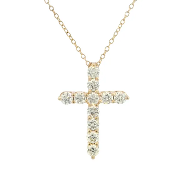 Expressions of Faith 1 1/2ctw Diamond Cross-14ky Image 3 Bryan Jewelry Prattville, AL