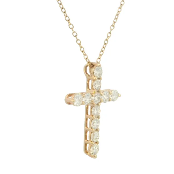 Expressions of Faith 1 1/2ctw Diamond Cross-14ky Image 4 Bryan Jewelry Prattville, AL
