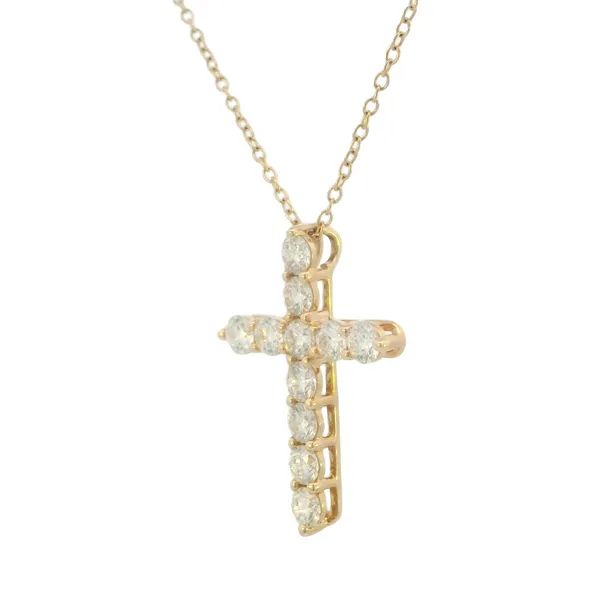 Expressions of Faith 1 1/2ctw Diamond Cross-14ky Image 5 Bryan Jewelry Prattville, AL