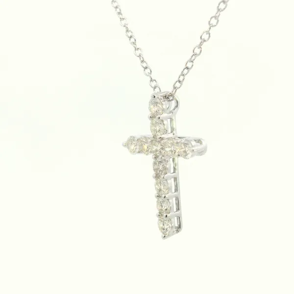 Expressions of Faiath 3/4ctw Diamond Cross Pendant -14kw Image 2 Bryan Jewelry Prattville, AL