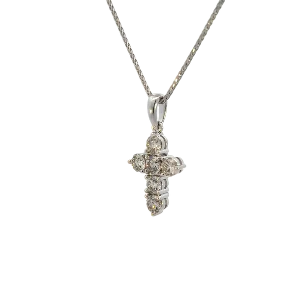 Cross Pendant 3/4ctw-14kw Image 3 Bryan Jewelry Prattville, AL