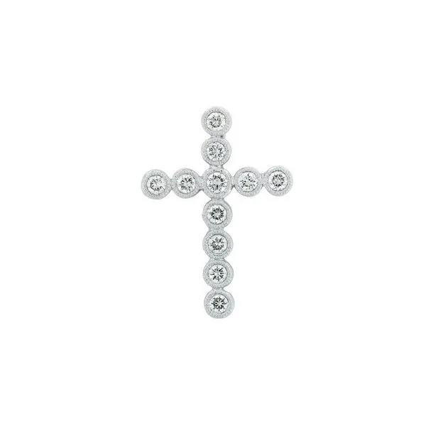 11 Diamond Cross Pendant-14kw Image 2 Bryan Jewelry Prattville, AL