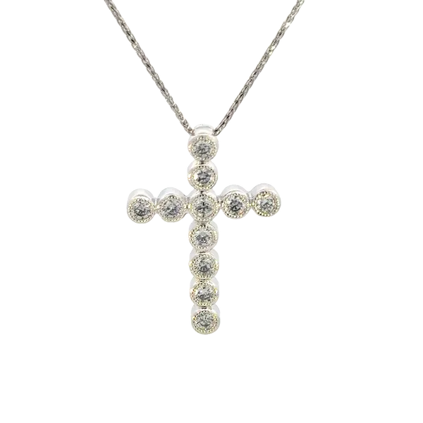 11 Diamond Cross Pendant-14kw Bryan Jewelry Prattville, AL