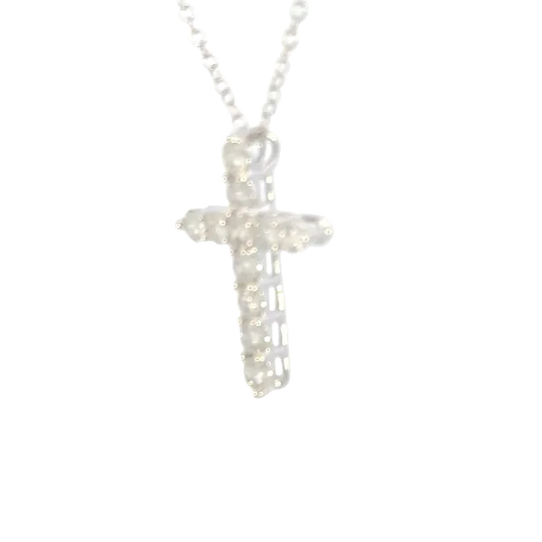 1/2ctw Cross Pendant-14kw Image 2 Bryan Jewelry Prattville, AL