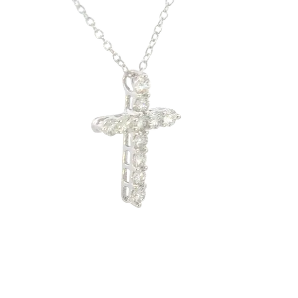 1/2ctw Cross Pendant-14kw Image 3 Bryan Jewelry Prattville, AL