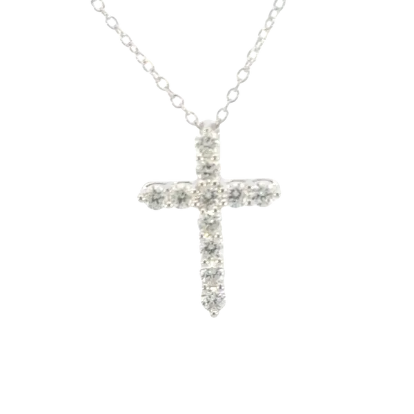 1/2ctw Cross Pendant-14kw Bryan Jewelry Prattville, AL