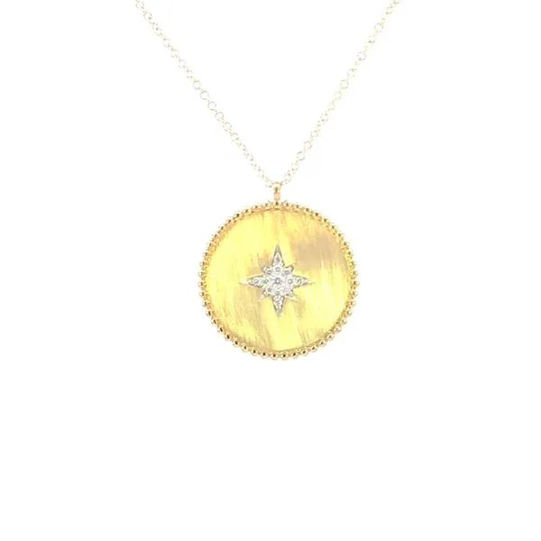 Gabriel Fashion Pendant-Diamond Medallion-14ky Bryan Jewelry Prattville, AL