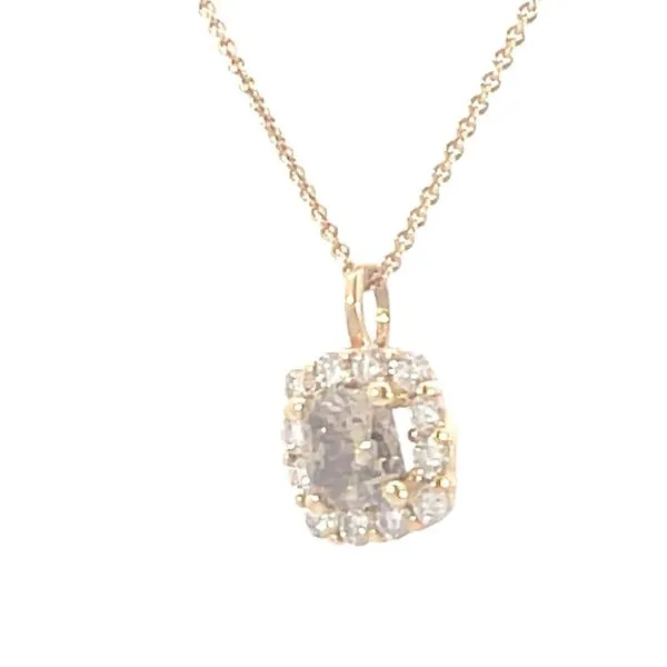 Desert Diamond with diamond Halo Image 2 Bryan Jewelry Prattville, AL