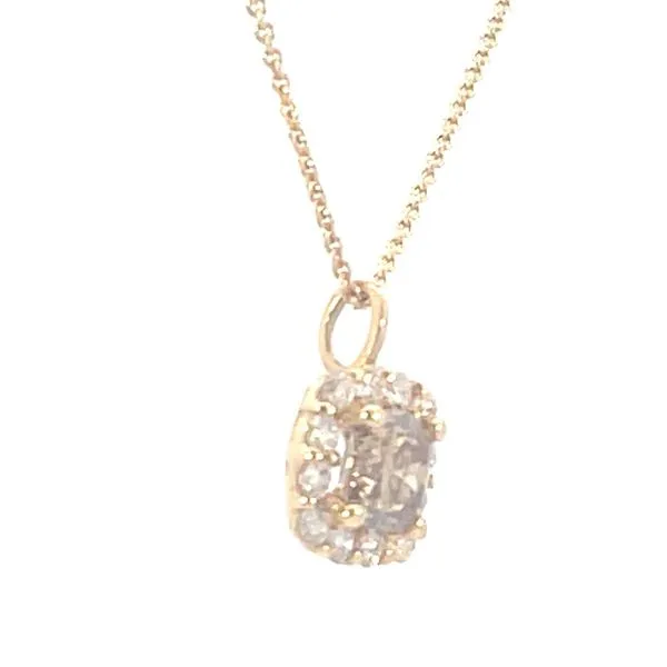 Desert Diamond with diamond Halo Image 3 Bryan Jewelry Prattville, AL