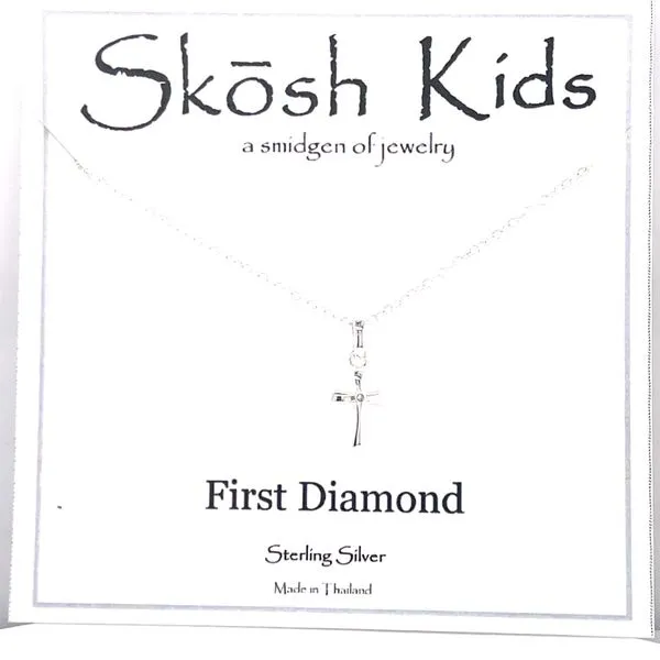 Kiids First diamond cross pendant Image 3 Bryan Jewelry Prattville, AL