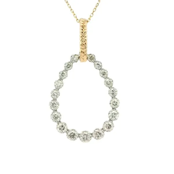 Diamond Oval Pendant Bryan Jewelry Prattville, AL