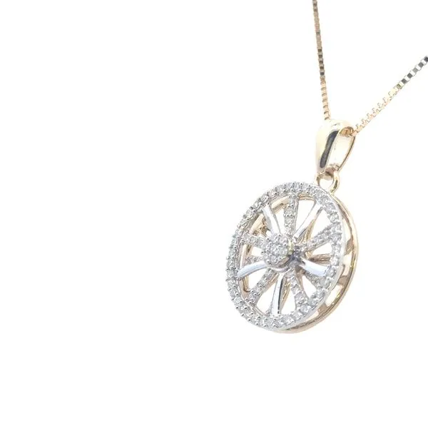 Spinner Diamond Pendant in 14ktt Image 2 Bryan Jewelry Prattville, AL