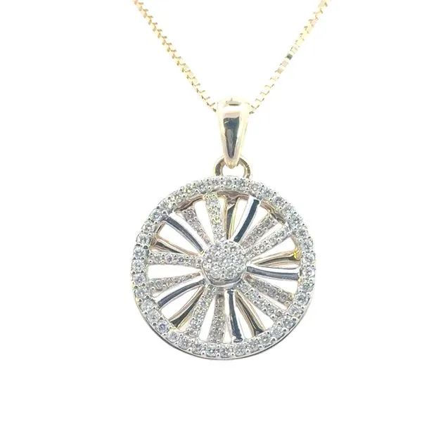 Spinner Diamond Pendant in 14ktt Bryan Jewelry Prattville, AL