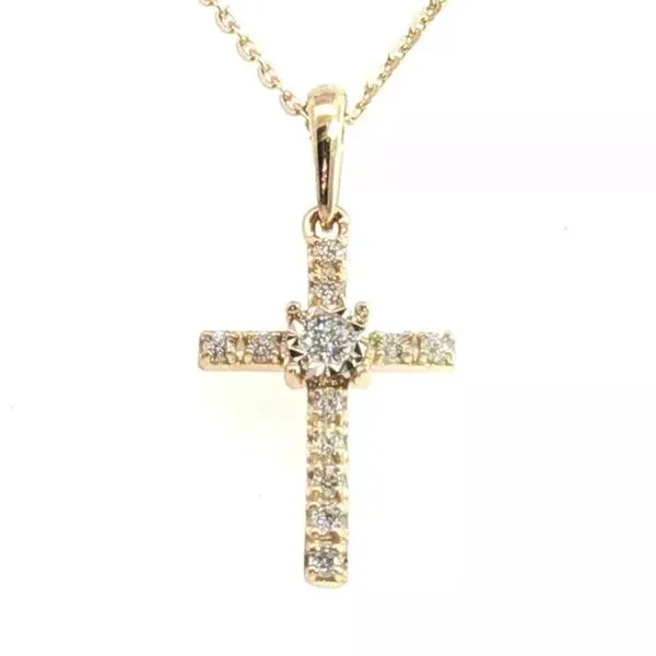 Diamond cross pendant in 14ky Bryan Jewelry Prattville, AL