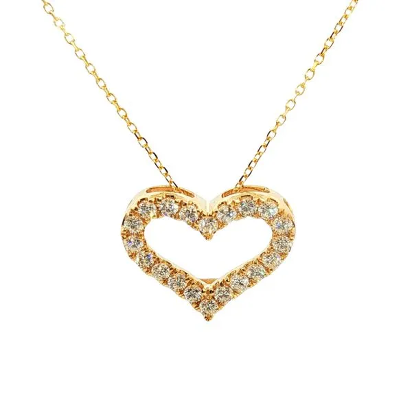 14ky 1/2ctw Diamond Heart Pendant Bryan Jewelry Prattville, AL