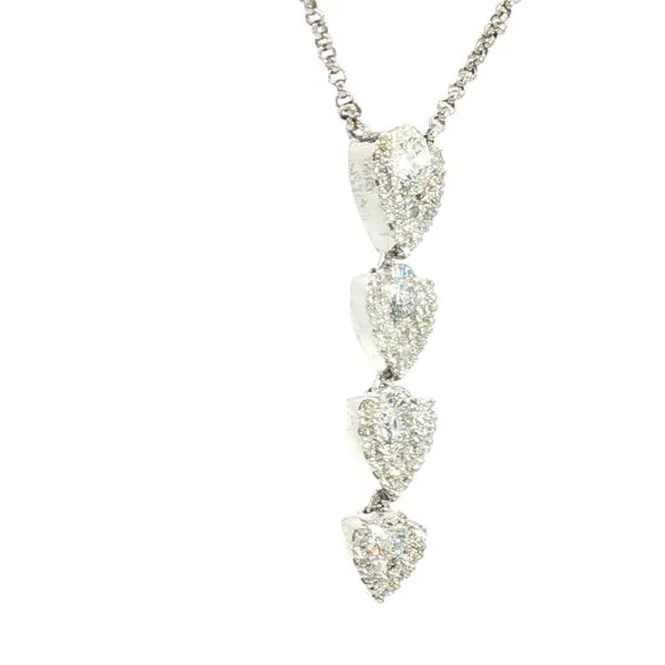 Romantic and Radiant Drop Style diamond Pendant Bryan Jewelry Prattville, AL