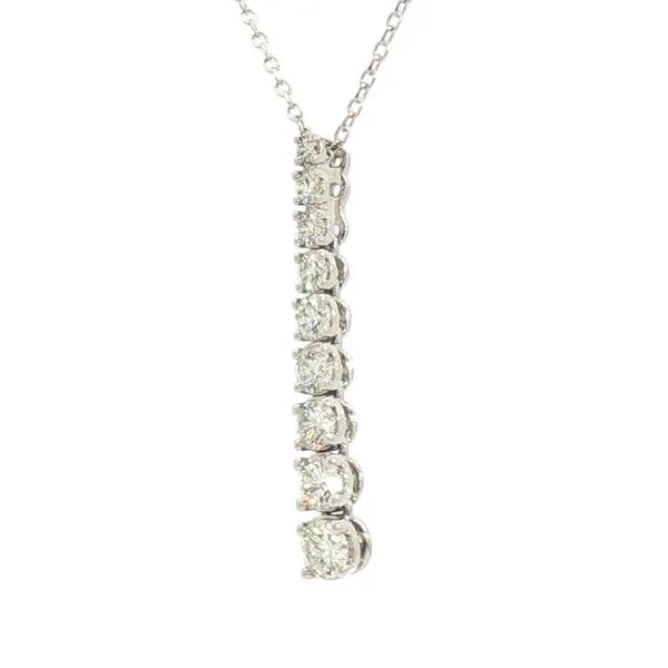 14kw Diamond Drop Pendant Image 2 Bryan Jewelry Prattville, AL