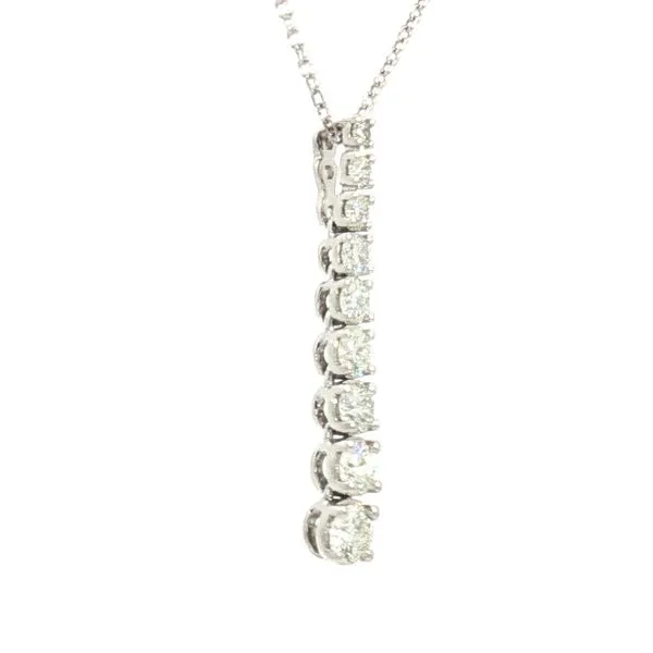 14kw Diamond Drop Pendant Image 3 Bryan Jewelry Prattville, AL