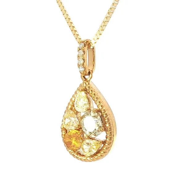 Desert Diamonds-Natural Fancy Color Diamond Pendant Image 3 Bryan Jewelry Prattville, AL