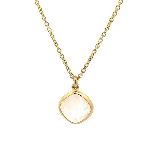 Rainbow Moonstone yellow vermeil necklace Bryan Jewelry Prattville, AL