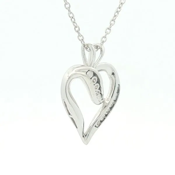 Silver Heart Pendant Image 3 Bryan Jewelry Prattville, AL