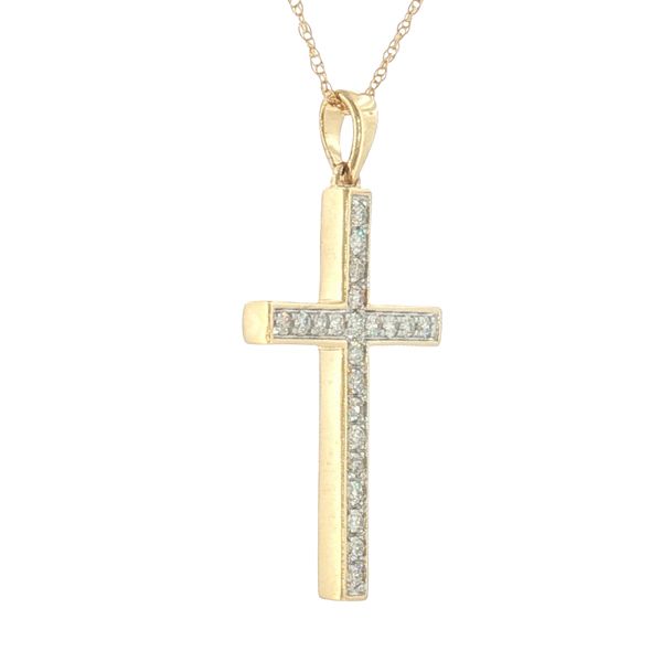 Timeless Faith: Diamond Cross Pendant Image 2 Bryan Jewelry Prattville, AL