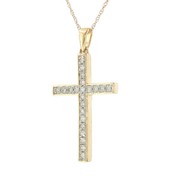 Timeless Faith: Diamond Cross Pendant Image 3 Bryan Jewelry Prattville, AL