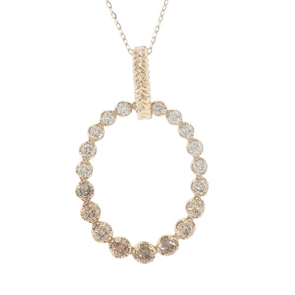 Radiant Circle of Light: Emberlight Graduated Diamond Pendant Bryan Jewelry Prattville, AL