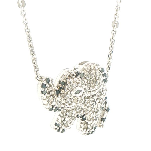 Diamond Pave’ Elephant Estate Necklace Image 2 Bryan Jewelry Prattville, AL