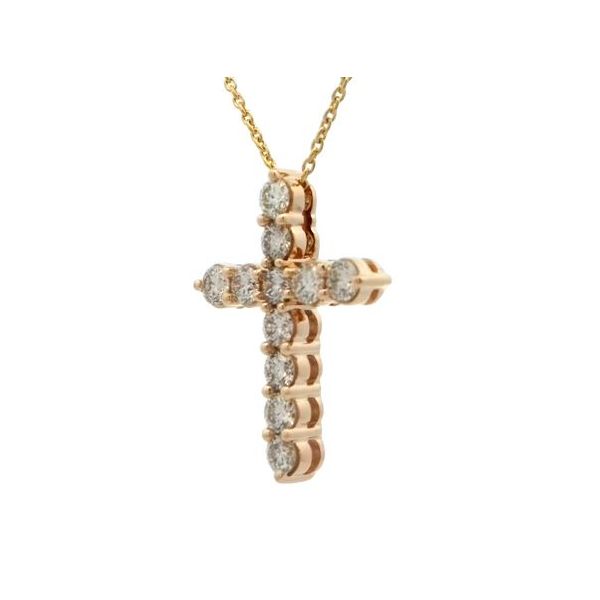 Diamond Cross Pendant Image 3 Bryan Jewelry Prattville, AL