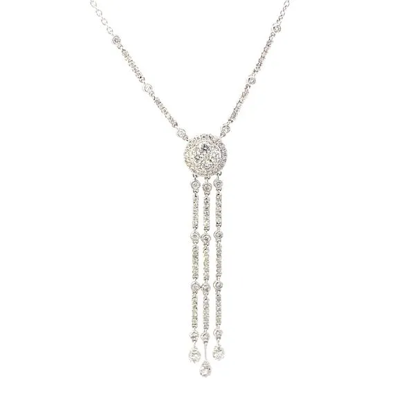 Dripping with Diamnds Necklace Image 2 Bryan Jewelry Prattville, AL