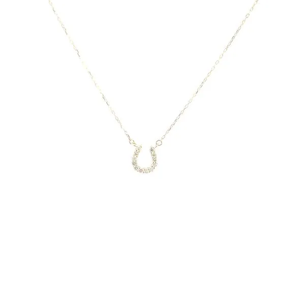 Horseshoe Choker Necklace-18kw Bryan Jewelry Prattville, AL