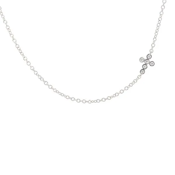 In Line Diamond Cross Chain-18kw Bryan Jewelry Prattville, AL