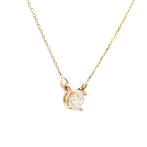 Diamond solitaire necklace Image 2 Bryan Jewelry Prattville, AL
