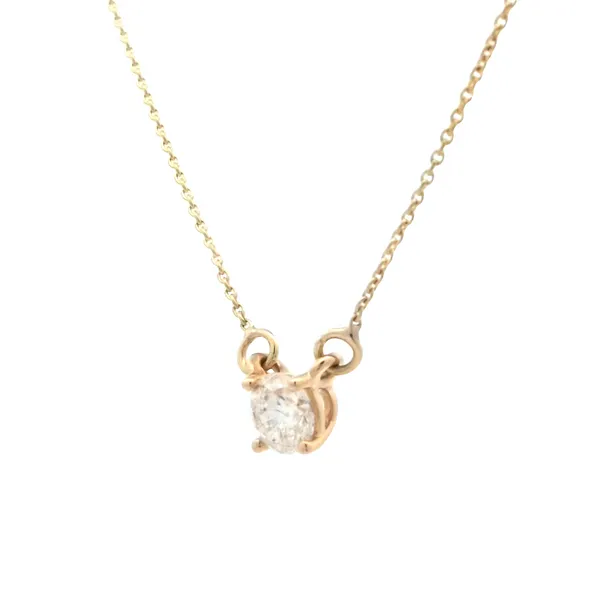 Diamond solitaire necklace Image 3 Bryan Jewelry Prattville, AL