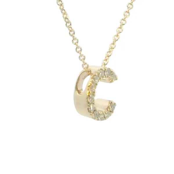 Diamond Initial Necklace-C Image 2 Bryan Jewelry Prattville, AL