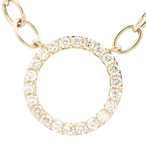 14ky 1ctw Diamond Circle Necklace Bryan Jewelry Prattville, AL