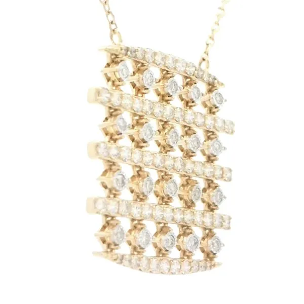 14kty Diamond Fashion Necklace Image 2 Bryan Jewelry Prattville, AL