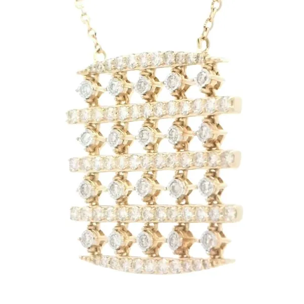 14kty Diamond Fashion Necklace Image 4 Bryan Jewelry Prattville, AL