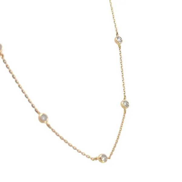 Diamonds by the Yard Necklace-14ky Image 3 Bryan Jewelry Prattville, AL