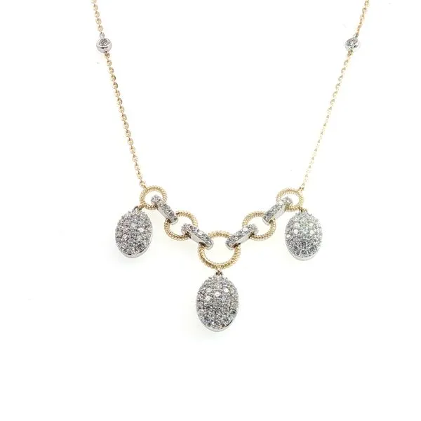 Diamond Fashion Necklace-14ktt Image 2 Bryan Jewelry Prattville, AL