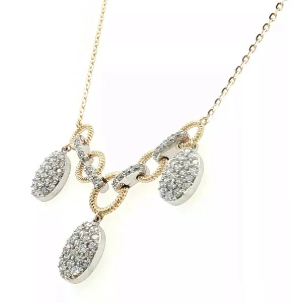 Diamond Fashion Necklace-14ktt Image 4 Bryan Jewelry Prattville, AL