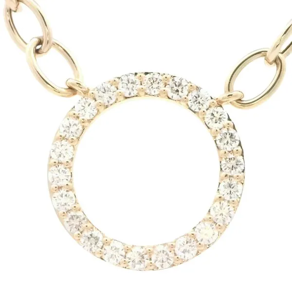 14ky 1ctw Diamond Circle Necklace Bryan Jewelry Prattville, AL