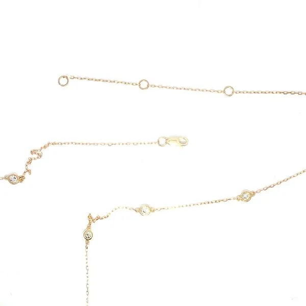 Diamond Station Necklace Image 2 Bryan Jewelry Prattville, AL