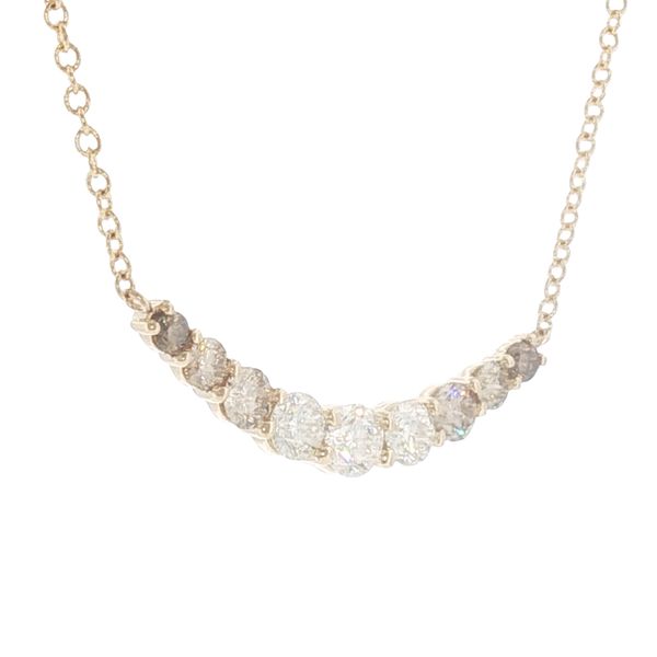 Golden Glow: Emberlight Graduated Diamond Necklace Image 2 Bryan Jewelry Prattville, AL