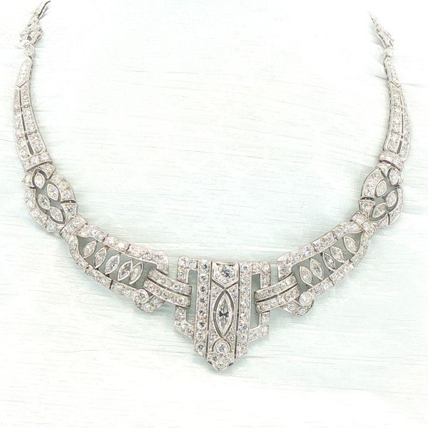 Exquisite Estate Diamond Collar Necklace Bryan Jewelry Prattville, AL